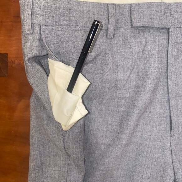 Twill Double Pleated Trouser from Billy Reid - Picture 5 of 7